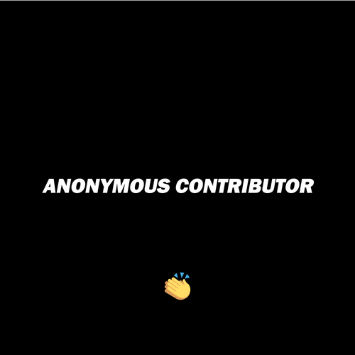 ANONYMOUS CONTRIBUTOR — 匿名サポータープラン