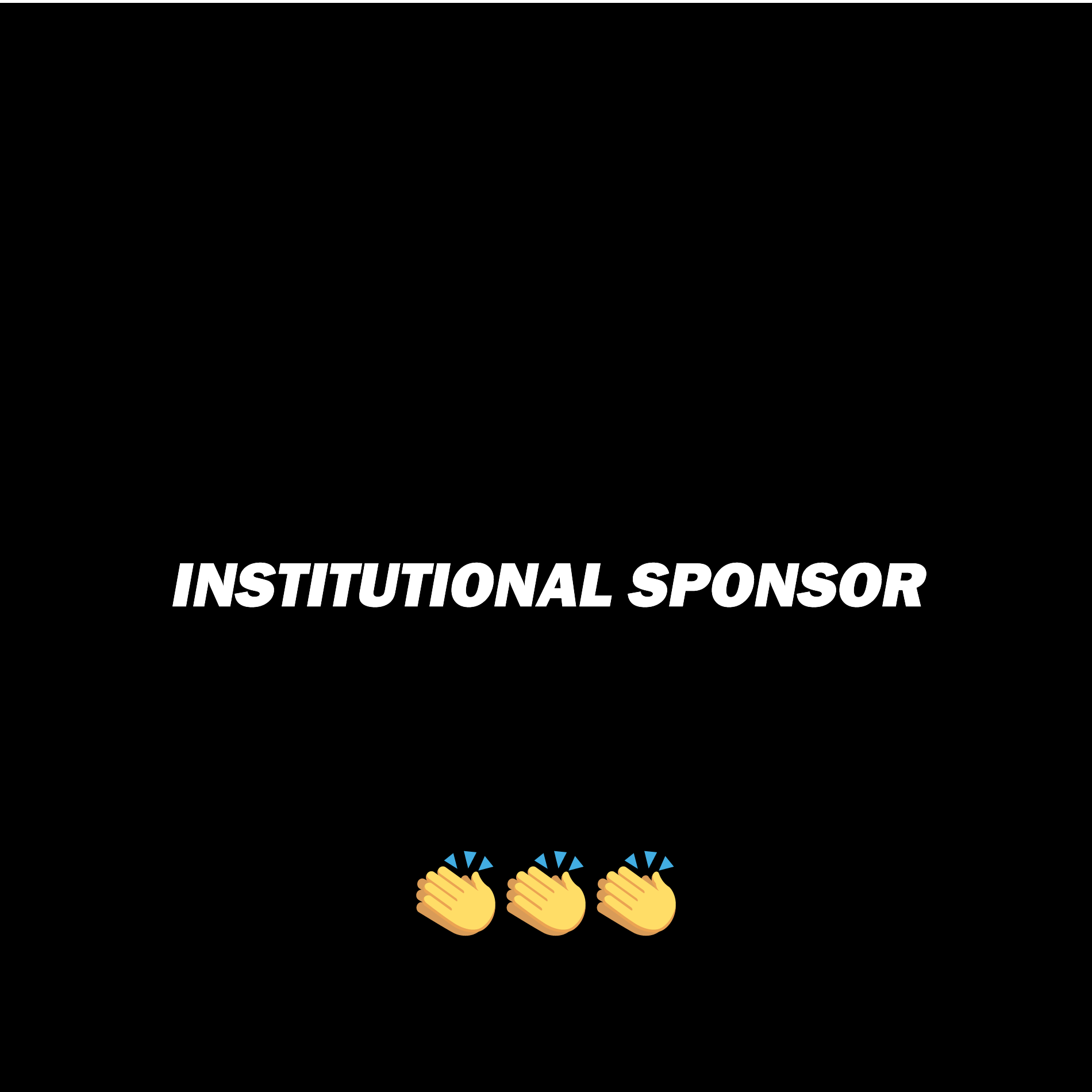INSTITUTIONAL SPONSOR — 機関スポンサープラン